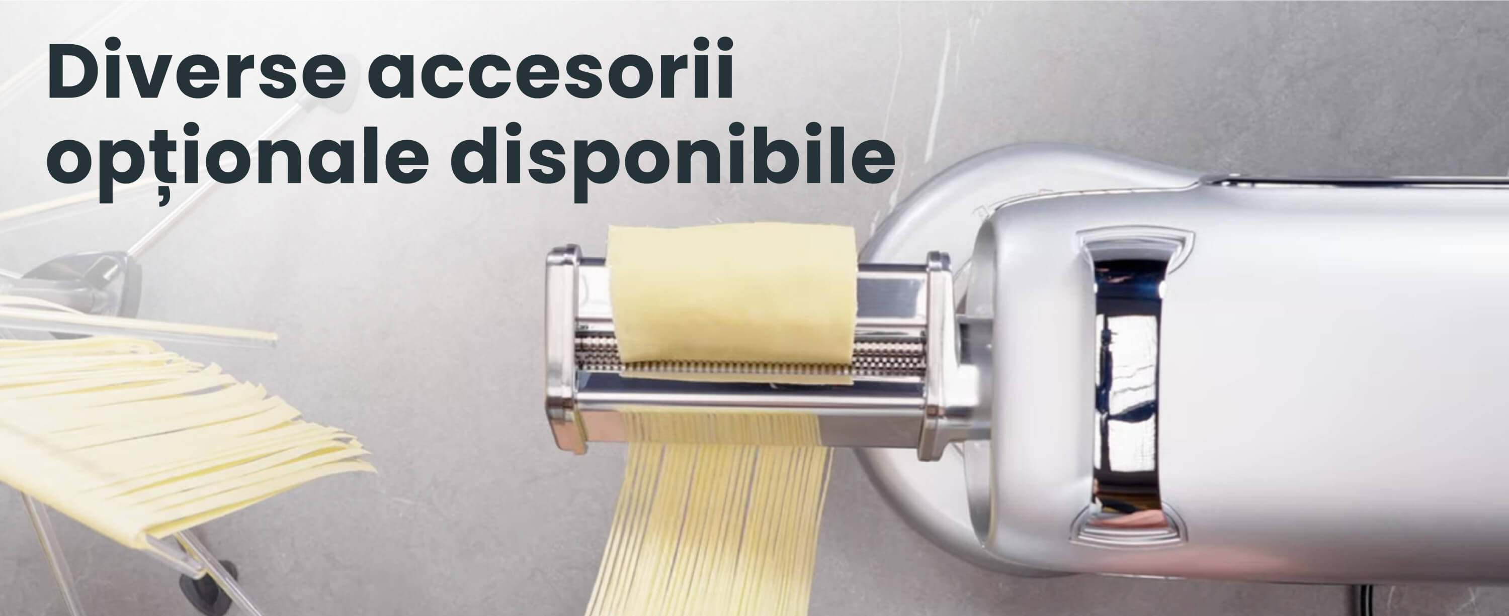 Mixer cu bol profesional, 7L din inox, 1800W, 2.4 kg aluat, carcasă aluminiu, silențios, MB-1800-MAX PRO, Argintiu - 5